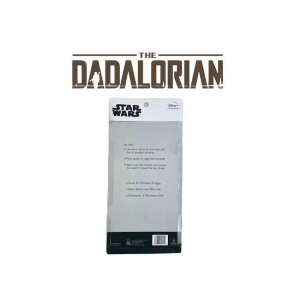 Disney STAR WARSMandalorian Silicone Pancake Egg Breakfast Molds - Picture 2 of 3